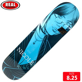スケボー デッキ リアル REAL NICOLE CRUSH LTD PRO DECK SIZE 8.25 スケートボード SKATEBOARD 25SM
