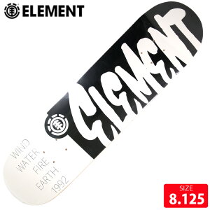 XP{[ fbL Gg ELEMENT PUFFYS BLACK DECK 8.125 XP[g{[h BF027020 25FW