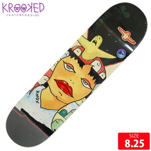 �X�P�{�[ �f�b�L �N���[�L�b�h KROOKED KNOX THREE STAR DECK SIZE 8.25 �X�P�[�g�{�[�h SKATEBOARD �N���b�N�h 25FW