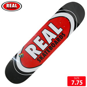 �X�P�{�[ �f�b�L ���A�� REAL TEAM CLASSIC OVAL DECK SIZE 7.75 �X�P�[�g�{�[�h SKATEBOARD 25FW