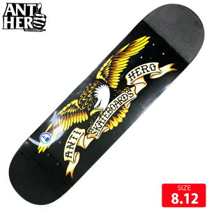 �X�P�{�[ �f�b�L �A���`�q�[���[ ANTIHERO TEAM CLASSIC EAGLE DECK SIZE 8.12 �A���^�C�q�[���[ �X�P�[�g�{�[�h 26SS