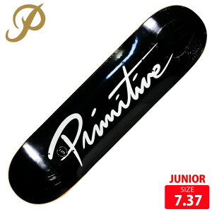 �v���~�e�B�u �X�P�{�[ �W���j�A �f�b�L PRIMITIVE NUEVO SCRIPT CORE BLK/WHT DECK SIZE 7.375 �X�P�[�g�{�[�h skateboard 26SS