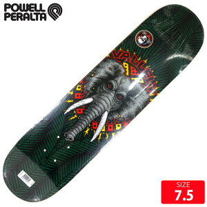 �X�P�{�[ �f�b�L �p�E�G�� POWELL P.MIKE VALLELY ELEPHANT GREEN DECK 7.5 skateboard �X�P�[�g�{�[�h 26SM