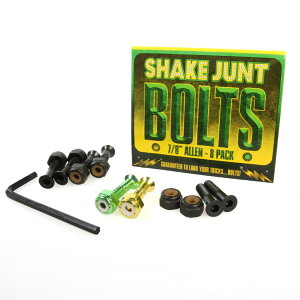 �X�P�{�[ �X�P�[�g�{�[�h �r�X SHAKE JUNT�V�F�C�N�W�����g ALLEN GRN/YEL SCREWS �X�N�����[ BOLTS 6�p SJS-006�y�N�G�X�g���z