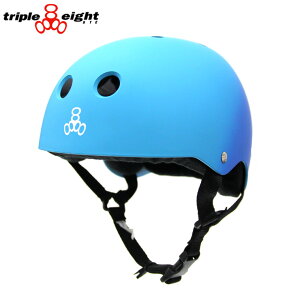 TRIPLE EIGHT トリプル エイト ヘルメット SWEATSAVER LINER HELMET BLUE FADE RUBBER スケボー スケートボード インライン用 【クエストン】
