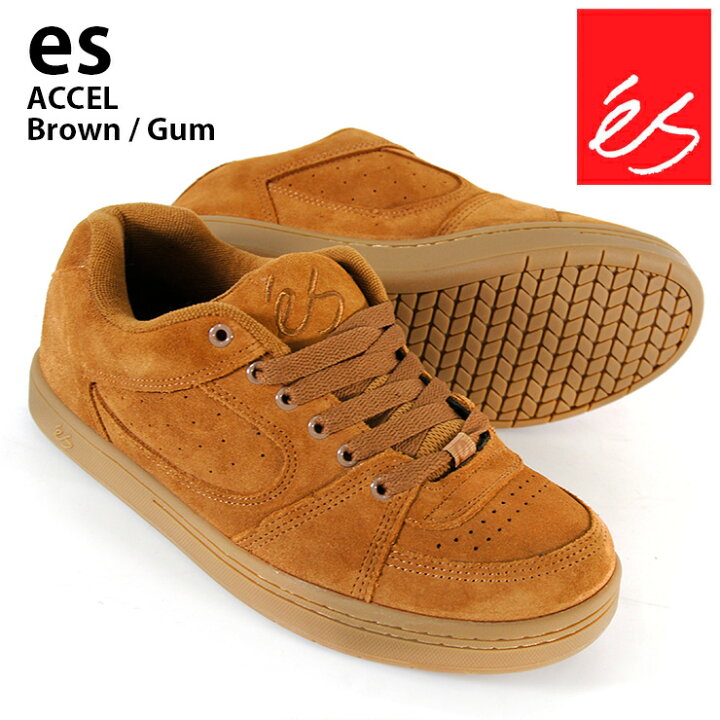 楽天市場】エス スケート スニーカー アクセル es ACCEL OG BROWN GUM 