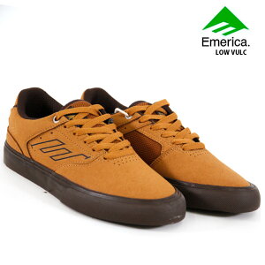EMERICA GJ [oN XP{[ V[Y C XPV[ LOW VULC TAN/BROWN
