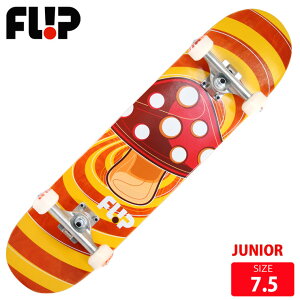 �W���j�A �X�P�{�[ �t���b�v �R���v���[�g FLIP POP SHROOM ORANGE DECK 7.5 �����i skateboard �X�P�{�[ �X�P�[�g�{�[�h