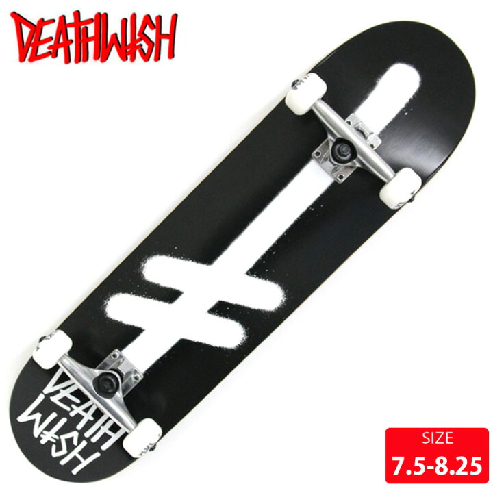 楽天市場】スケボー コンプリート DEATHWISH デスウィッシュ GANGLOGO 