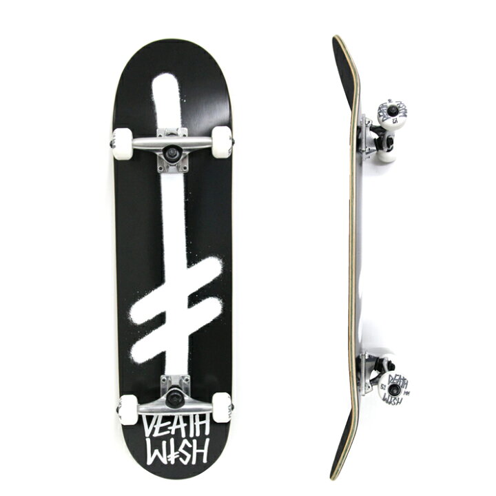 楽天市場】スケボー コンプリート DEATHWISH デスウィッシュ GANGLOGO  