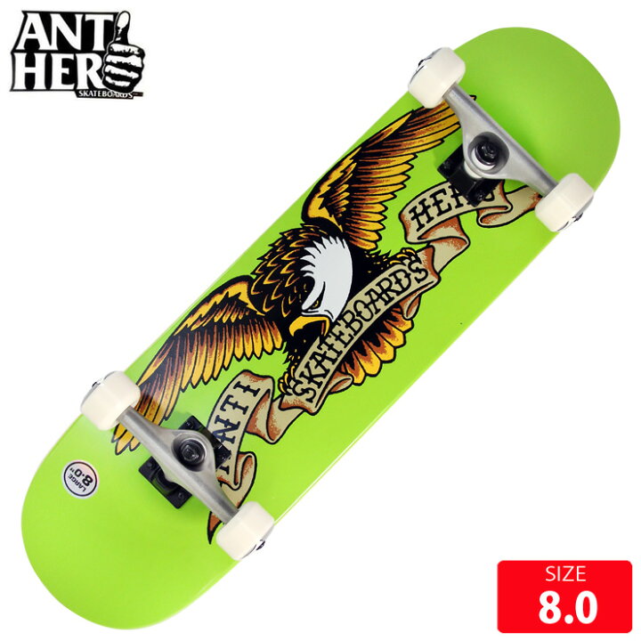 楽天市場】スケボー コンプリート アンチヒーロー ANTI HERO CALSSIC 