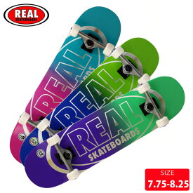 スケボー コンプリート リアル REAL COMPLETE OVAL OUTLINERS 2 DECK 7.75-8.25 完成品 スケートボード