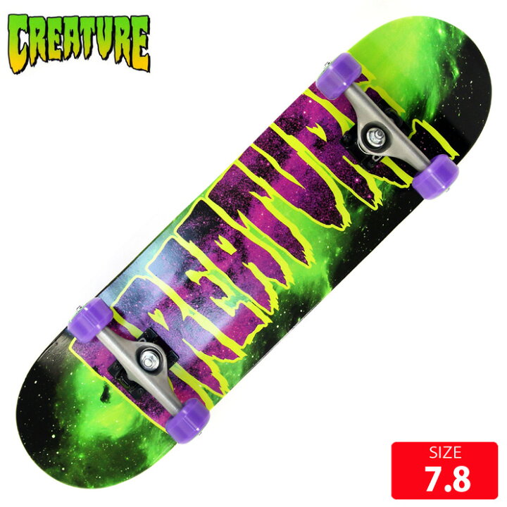 楽天市場】スケボー コンプリート クリエーチャー CREATURE GALAXY  