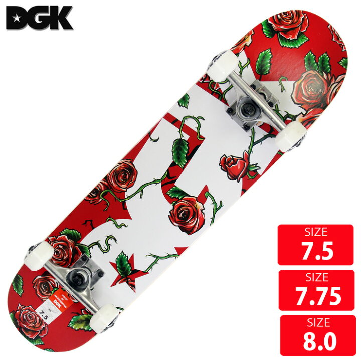 楽天市場】DGK ディージーケー コンプリートデッキ BLOOM COMPLETES  