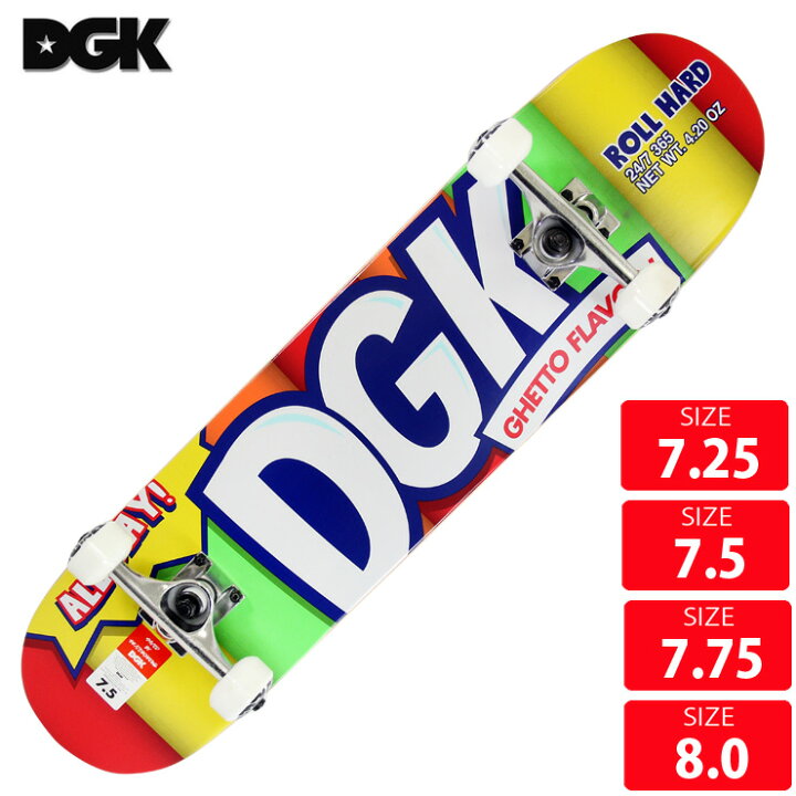 楽天市場】DGK ディージーケー コンプリートデッキ SUGER RUSH  