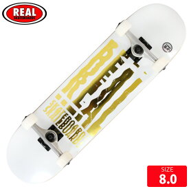 スケボー メンズ コンプリート リアル REAL COMPLETE SCANNER SIZE 8.0 完成品 スケートボード SKATEBOARD 23SS