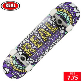 スケボー メンズ コンプリート リアル REAL COMPLETE MISAIC OVAL SIZE 7.75 完成品 スケートボード SKATEBOARD 23SS