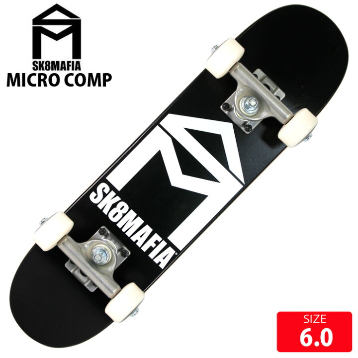 楽天市場】SK8MAFIA スケートマフィア コンプリート HOUSE LOGO BLK 