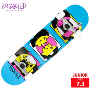 �X�P�{�[�W���j�A �R���v���[�g �N���[�L�b�h KROOKED COMPLETE THREE SMILE SIZE 7.375 �X�P�[�g�{�[�h 25SM