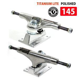 �T���_�[ �g���b�N �`�^�j�E�� ���C�g THUNDER TRUCK POLISHED TITANIUM LIGHTS 145 �X�P�[�g�{�[�h �p�[�c SKATEBOARD PARTS TRUCK