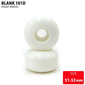 スケートボード スケボー ウィール 無地 SONIK ブランクウィール BLANK WHEEL WHT 101D 51-53mm HARD SKATEBOARD タイヤ