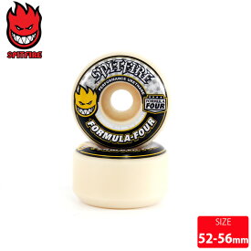 スケボー ウィール スピットファイヤー SPITFIRE WHEEL F4 99D CONCAL YELLOW 52 -56m スケートボード SKATEBOARD【クエストン】