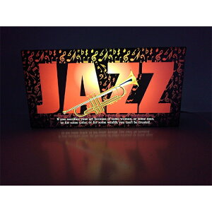 【LEDデザインライト】JAZZ ジャズ ジャズバー ジャズバンド バー ライブバー カフェ サックス アメリカン雑貨 看板 インテリア 雑貨 置物◆Mサイズ◆