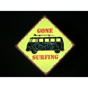 【LEDデザインライト】ワーゲンバス BEACH ビーチ 海 南国 サーフィン サーファー アメリカ カルフォルニア アメリカン雑貨 OPEN WELCOME 飲食店 看板 インテリア 雑貨 置物◆250サイズ壁掛けタイ