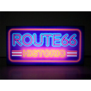 【LEDデザインライト】ROUTE US66 ルート66 HISTORIC CALIFORNIA カルフォルニア 車 車屋 バイク バイクショップ USA アメリカン アメリカン雑貨 OPEN CLOSED ネオン風 看板 インテリア 雑貨 置物◆Lサイズ
