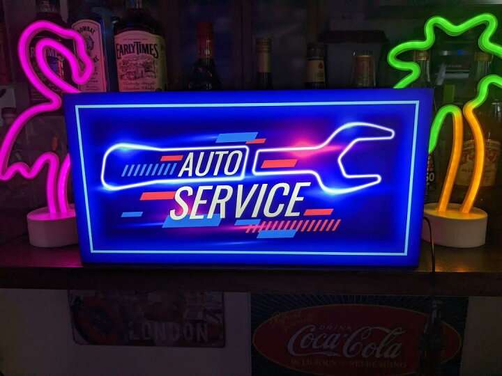楽天市場】【Lサイズ】ガレージ GARAGE カーショップ オートサービス 