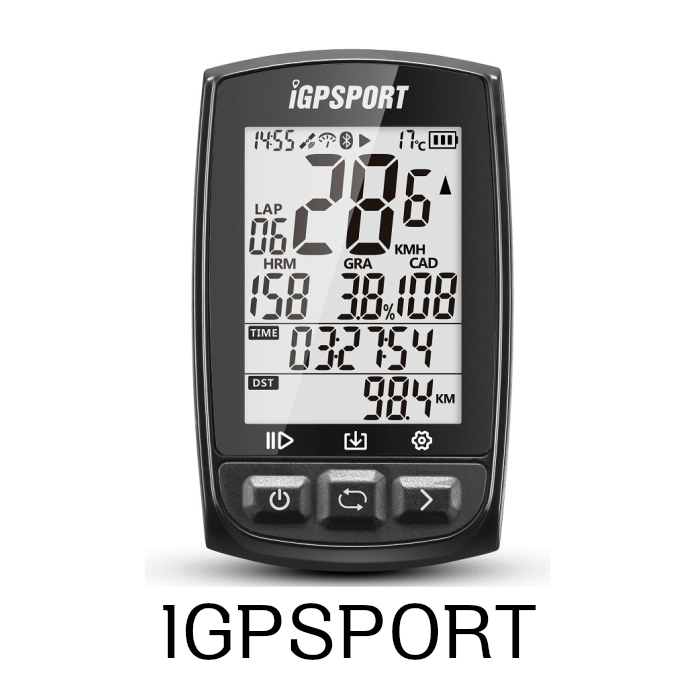 ＼正規販売店 GPS自転車コンピュータANT+機能付き iGPSPORT iGS50E 大画面サポートのサイクルコンピュータハートレートモニタとスピードケイデンスセンサ接続 b おすすめ 黒 高級ブランド ブラック 激安通販の