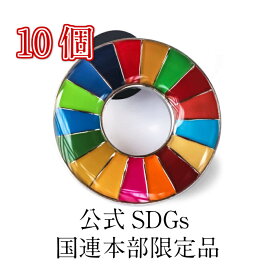 【正規販売店】 【国連本部限定販売】 SDGs ピンバッジ 日本未発売 UNDP 丸みタイプ 10個 バッチ 国連 おすすめ 正規品 sdgs 17 目標 公式
