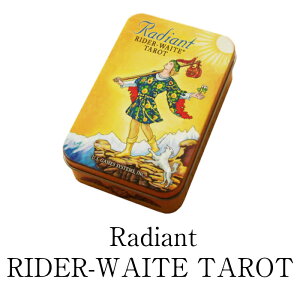 �y���K�̔��X�z �y���S�ۏ؁z Radiant RIDER-WAITE TAROT in a Tin �^���b�g �J�[�h �����߃T�C�Y �� ���� ������ ��������