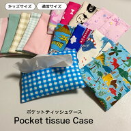 ポケットティッシュケース 子供用 1個 2個セット 3個セット キッズサイズ 通常サイズ 洗える 男の子 女の…