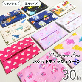 ポケットティッシュケース 子供用 キッズサイズ 通常サイズ 選べる柄 洗える 男の子 女の子 赤ちゃん ベビー キッズ 幼児 子供 通園 通学 幼稚園 保育園 小学校 買い替え 洗濯