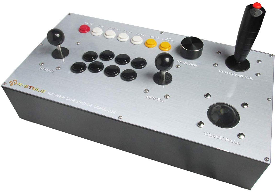 mame や hyperspin 等の アーケード エミュレーターに最適 USB マルチ フル コントローラー/レトロゲーム アーケード 筐体 arcade ゲームセンター