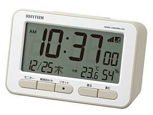 ���Y��(RHYTHM) �ڊo�܂����v �d�g���v �d�q�� �A���[�� (�X�k�[�Y �t) ���x�v ���x�v �J�����_�[ �x�[�W�� 7.8×12×5.4cm �t�B�b�g�E�F�[�u D234 8RZ234SR38