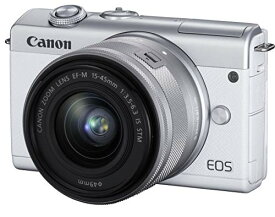 Canon ミラーレス一眼カメラ EOS M200 標準ズームキット ホワイト EOSM200WH-1545IS STMLK