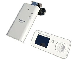 Panasonic ワイヤレスドアモニター ドアモニ マシュマロホワイト ワイヤレスドアカメラ+モニター親機 各1台セット VL-SDM100-W