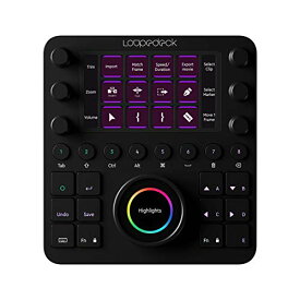 Loupedeck Creative Tool(CT) - 写真、ビデオ、音楽、デザイン、ライブ配信のカスタム編集コントローラ カスタマイズ可能なボタン ダイヤル タッチスクリーン ホイール付き 【日本語対応】