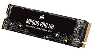 Corsair MP600 PRO NH 1TB PCIe Gen4 x4 NVMe M.2 SSD ? x TLC NAND ? M.2 2280 ? DirectStorage Ή - ő 7,000MB/s ? q[gVNȂ?ubN