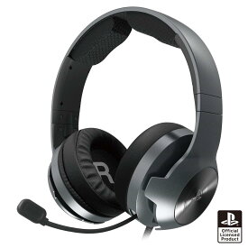 【PS5動作確認済】ホリゲーミングヘッドセット プロ for PlayStation®4 ブラック【SONYライセンス商品】