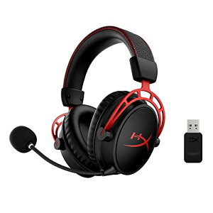 HyperX Cloud Alpha ���C�����X�Q�[�~���O�w�b�h�Z�b�g 300���Ԃ̃o�b�e���[�쓮 DTS�I�[�f�B�I ���b�h PC/Switch 4P5D4AA