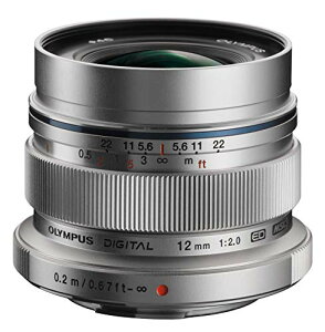 OLYMPUS �P�œ_�����Y M.ZUIKO DIGITAL ED 12mm F2.0 �V���o�[