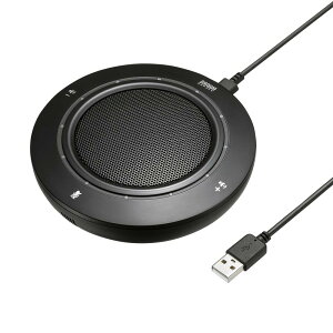 TTvC(Sanwa Supply) USBXs[J[tH }CN WEBc e[N LUSBڑ TeamsEZoomESkypeΉ MM-MC36 ubN