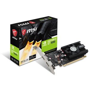MSI LowProfile�Ή� GeForce GT 1030 �O���t�B�b�N�X�J�[�h GEFORCE GT 1030 2GD4 LP OC