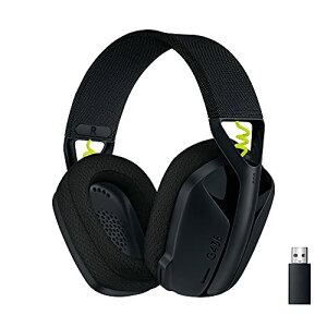 Logicool G Q[~OwbhZbg G435 LIGHTSPEED & Bluetooth CX wbhZbg y 165g }CN 18ԘAgp USB hO Dolby AtmosΉ wbhz PC PS4 PS5 X}z Ή G435BK K