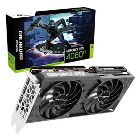 玄人志向 NVIDIA GeForce RTX4060Ti 搭載 グラフィックボード GDDR6 8GB 搭載モデル 【国内正規品】 GG-RTX4060Ti-E8GB/OC/DF