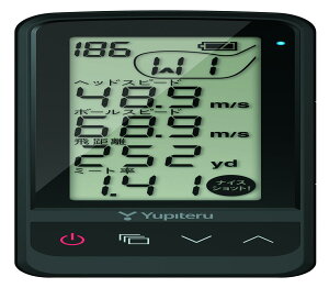 se(YUPITERU) XCOK@  Yupiteru GOLF GST-7 BLE gp\:[d10 {̃TCY:124mm(D)×60mm(W)×18mm(H) ubN