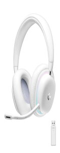 Logicool G(WN[ G) Q[~OwbhZbg G735 Bluetooth LIGHTSPEED CX 3.5mmWbN 3ނ̐ڑΉ LIGHTSYNC RGB E BLUE VO!CE }CN 273g y PC zCg G735WL I[ RNV